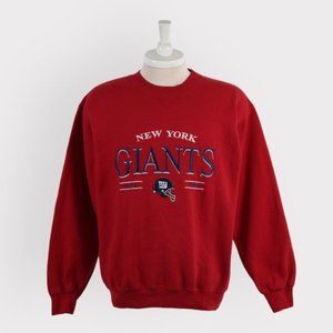 Embroidered Vintage 90s New York Giants Sweatshirt New York Giants Shirt